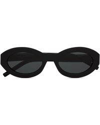 Saint Laurent - Cassandre Oval Sunglasses - Lyst