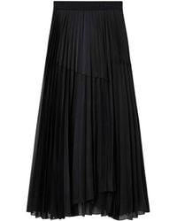 AllSaints - Pleated Micaela Maxi Skirt - Lyst