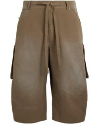 424 - Cotton Cargo Bermuda Shorts - Lyst