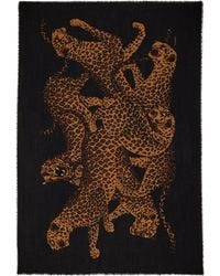 Saint Laurent - Wool Leopard Stole - Lyst