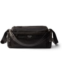 Prada - Nappa Leather Shoulder Bag - Lyst