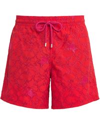 Vilebrequin - Embroidered Turtle Mistral Swim Shorts - Lyst