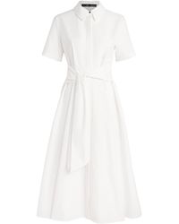 Toccin - Cotton Poplin Megan Midi Shirt Dress - Lyst