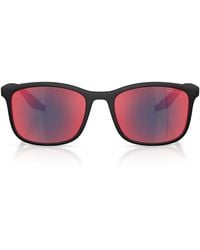 Prada Linea Rossa - Pra08S Rectangular Sunglasses - Lyst