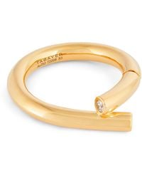 Tabayer - Small And Diamond Oera Ring - Lyst