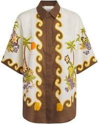 ALÉMAIS - Linen Island Cove Shirt - Lyst
