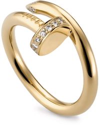 Cartier - And Diamond Juste Un Clou Ring - Lyst