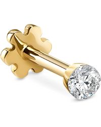 Maria Tash - Invisible Set Diamond Threaded Stud Earring - Lyst