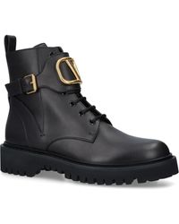 valentino black boots
