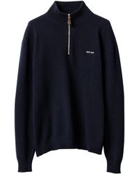 Miu Miu - Cashmere Half Zip Sweater - Lyst