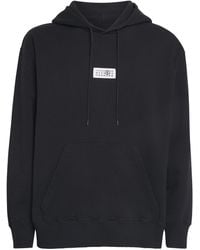 MM6 by Maison Martin Margiela - Cotton Numeric Tab Hoodie - Lyst