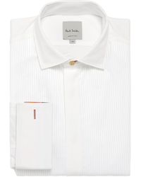 Paul Smith - Cotton Pleated-bib Tuxedo Shirt - Lyst