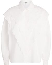 FRAME - Poplin The Equestrian Shirt - Lyst
