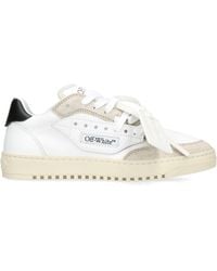 Off-White c/o Virgil Abloh - Leather 5.0 Court Sneakers - Lyst