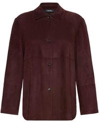 Max Mara - Suede Shirt Jacket - Lyst