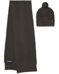 Barbour - Ramside Beanie And Scarf Gift Set - Lyst