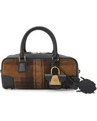 Loewe - Leather Amazona 23 Top-Handle Bag - Lyst