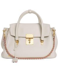 Thom Browne - Grain Leather Bolton Top-Handle Bag - Lyst