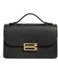 Victoria Beckham - Mini Leather B-Buckle Dorian Top-Handle Bag - Lyst