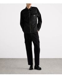 Prada - Re-Nylon Zip-Up Oversized Shirt - Lyst