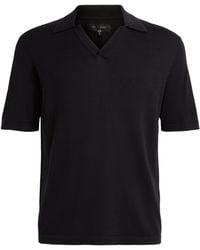 Rag & Bone - Silk-Cotton Conrad Polo Shirt - Lyst