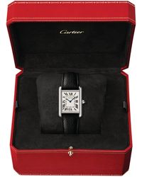 Cartier - Stainless Steel Tank Must Watch - Lyst
