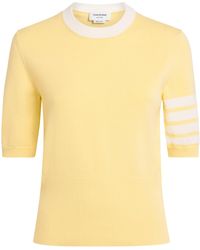 Thom Browne - Cotton Hector Intarsia T-Shirt - Lyst