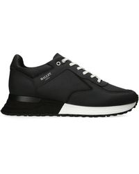 Mallet - Lux Mesh-panel Matte-leather Trainers - Lyst