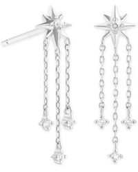 Astrid & Miyu - And Topaz Shooting Star Earrings - Lyst