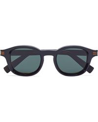 Zegna - Acetate Havana Sunglasses - Lyst