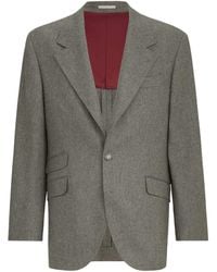Brunello Cucinelli - Virgin Wool Flannel Two-Piece Suit - Lyst