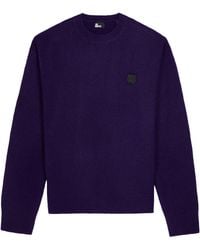 The Kooples - Wool-blend Crew-neck Sweater - Lyst