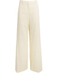 Maje - Tailored Wide-Leg Trousers - Lyst