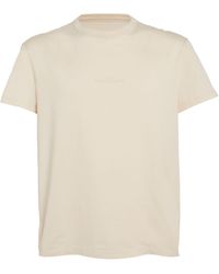 Maison Margiela - Embroidered Distorted Logo T-shirt - Lyst