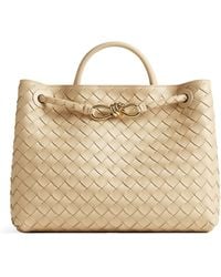Bottega Veneta - Medium Leather Andiamo Shoulder Bag - Lyst