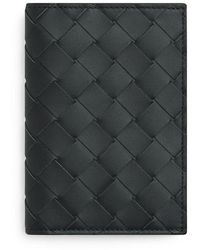 Bottega Veneta - Leather Intrecciato Card Holder - Lyst