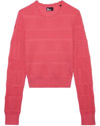 The Kooples - Openwork-knit Sweater - Lyst