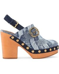 Kurt Geiger - Kurt Geiger Heels Denim Mayfair - Lyst