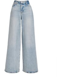 7 For All Mankind - Marie Wide-Leg Jeans - Lyst