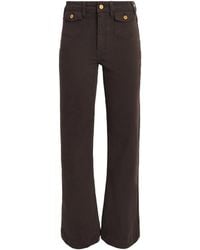 PAIGE - Leenah Wide-Leg Jeans - Lyst