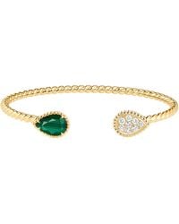 Boucheron - Malachite And Diamond Two Motifs Serpent Bohème Bracelet - Lyst