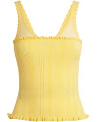 Claudie Pierlot - Knitted Pointelle Tank Top - Lyst