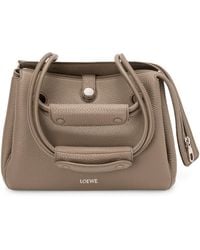 Loewe - Small Grained Leather Madrid Shoulder Bag - Lyst
