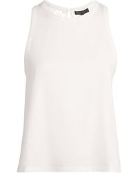 Maje - Cotton Crochet-Back Tank Top - Lyst