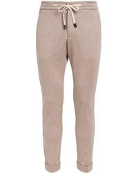 Marco Pescarolo - Jersey Drawstring Trousers - Lyst