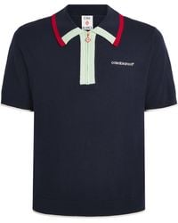 CASABLANCA - Merino Polo Sweater - Lyst