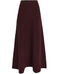 Max Mara - Wool-Cashmere Knitted Midi Skirt - Lyst