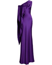 Ralph Lauren - Stretch-Silk Charmeuse Lizzie Maxi Dress - Lyst