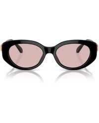 Swarovski - Oval Sk6002 Sunglasses - Lyst