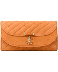 Jimmy Choo - Curve Leather Chain Wallet - Lyst